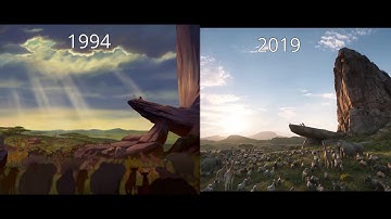 Lion King Circle Of Life| Comparison| HD CLIP|Opening Scene