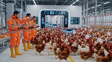 Chicken Processing Factory: Full Production Line from Farm to Finished Product