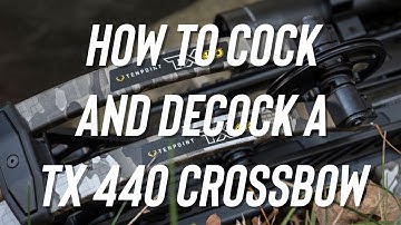 TenPoint TX 440 Crossbow - How To Cock and Decock