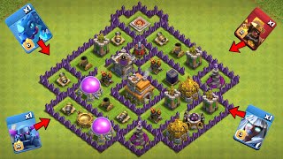 Town hall 7 Base Vs One Max Town hall 15 Troop | th7 Base Vs th15 Troop | Clash of clans challenge