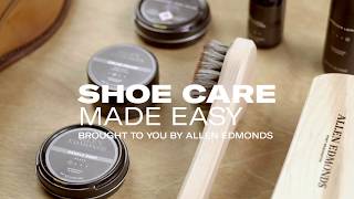 allen edmonds four step shoe care