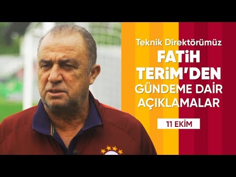 🎙 Teknik Direktörümüz Fatih Terim'den Açıklamalar