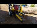 Groundhog T4 trencher in slow motion