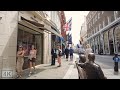 London Walk - Luxury Mayfair, Burlington Arcade, Piccadilly Circus, Regents Street [4K]