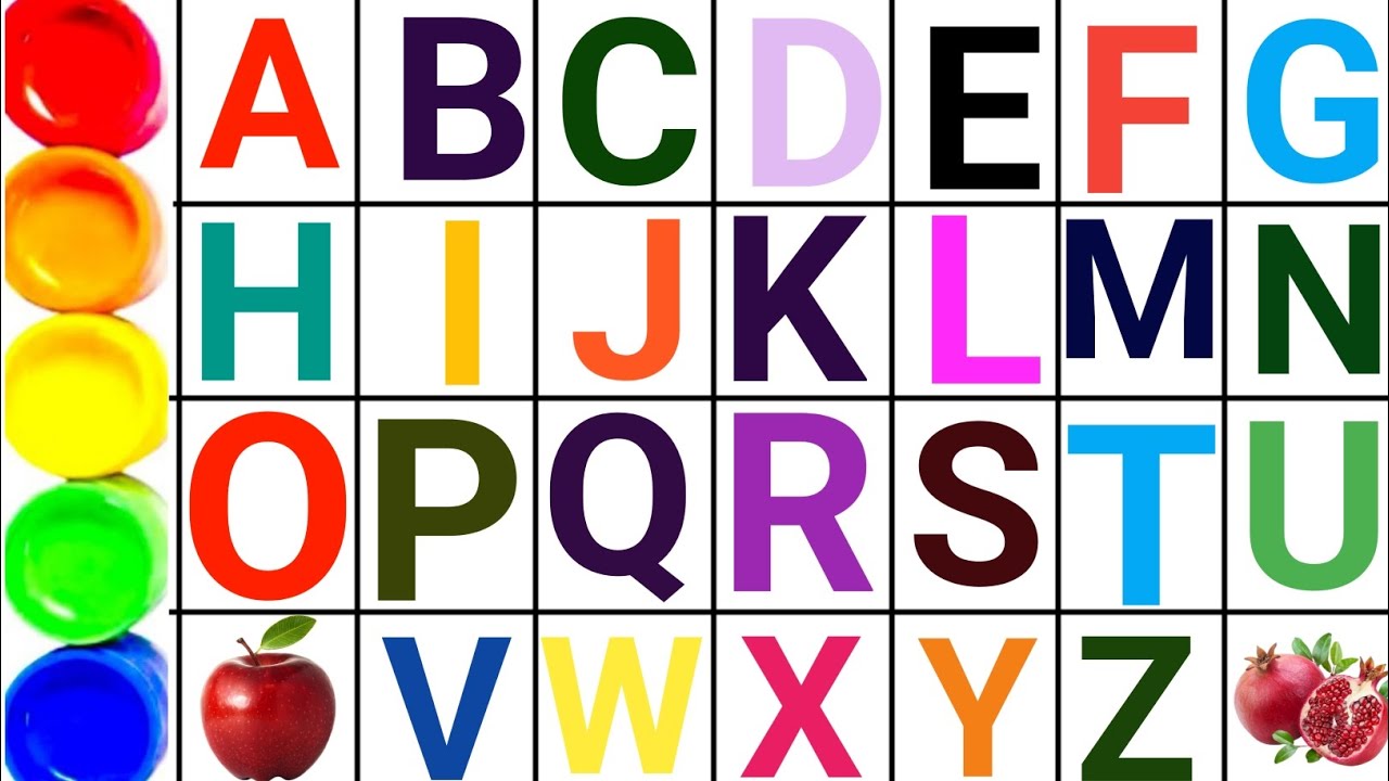 abcd, abcde, a to z likhna sikhe, alphabet learning, kids rhymes ...