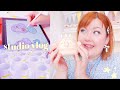 STUDIO VLOG ♡~ (ﾐ ᵕ ﻌ ᵕﾐ) Making New Enamel Pins, Printing Mugs, Pocket Printers & Packing Orders