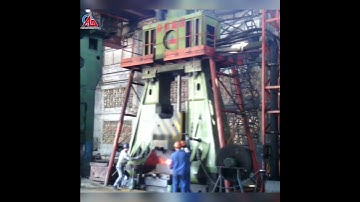 How to forge a marine connecting rod——Forging Hammer