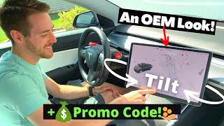 The BEST Tesla Screen Swivel Tilt | Model 3  Model Y | OEM Look❗Easy Install