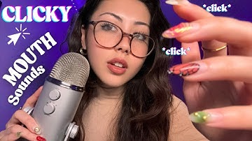 ASMR Intense Clicky Mouth Sounds (45 Minutes, Extreme Tingles, 100% Mic Sensitivity, Inaudible)