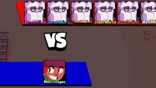 1 Amber Vs 9 Brawlers