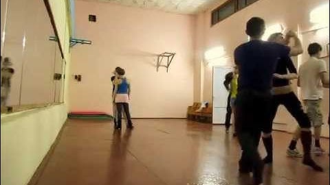 Zouk протанцовка Юля и Слава  in dance studio DancA  28 03 14