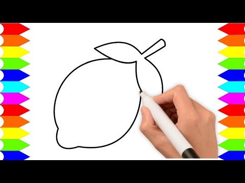 Video: Cara Menggambar Lemon