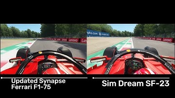 Which Ferrari SF-23 mod is better?Sim dream SF-23 vs. Synapse F1-75 updated