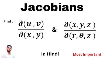 Jacobian ll Partial Differentiation ll Two Variable