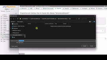 EXPORTAR BASE DE DATOS DESDE PHPMYADMIN