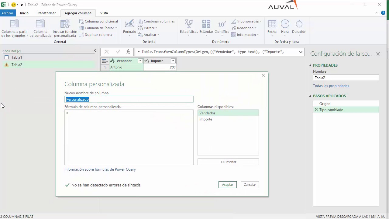 Cómo usar Power Query y Power Pivot para juntar dos tablas. YouTube