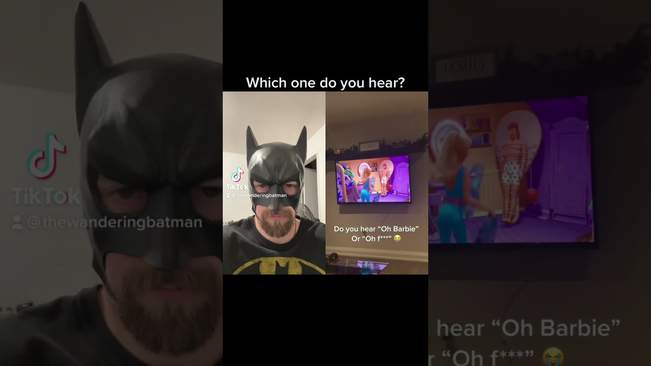 Do you hear Oh Barbie! Or Oh F***!! 👀