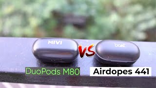 Mivi Duopods M80 Unboxing & Overview | Mivi Duopods M80 VS boat Airdopes 441