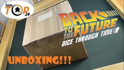 Back to the Future Dice Through Time Unoxing