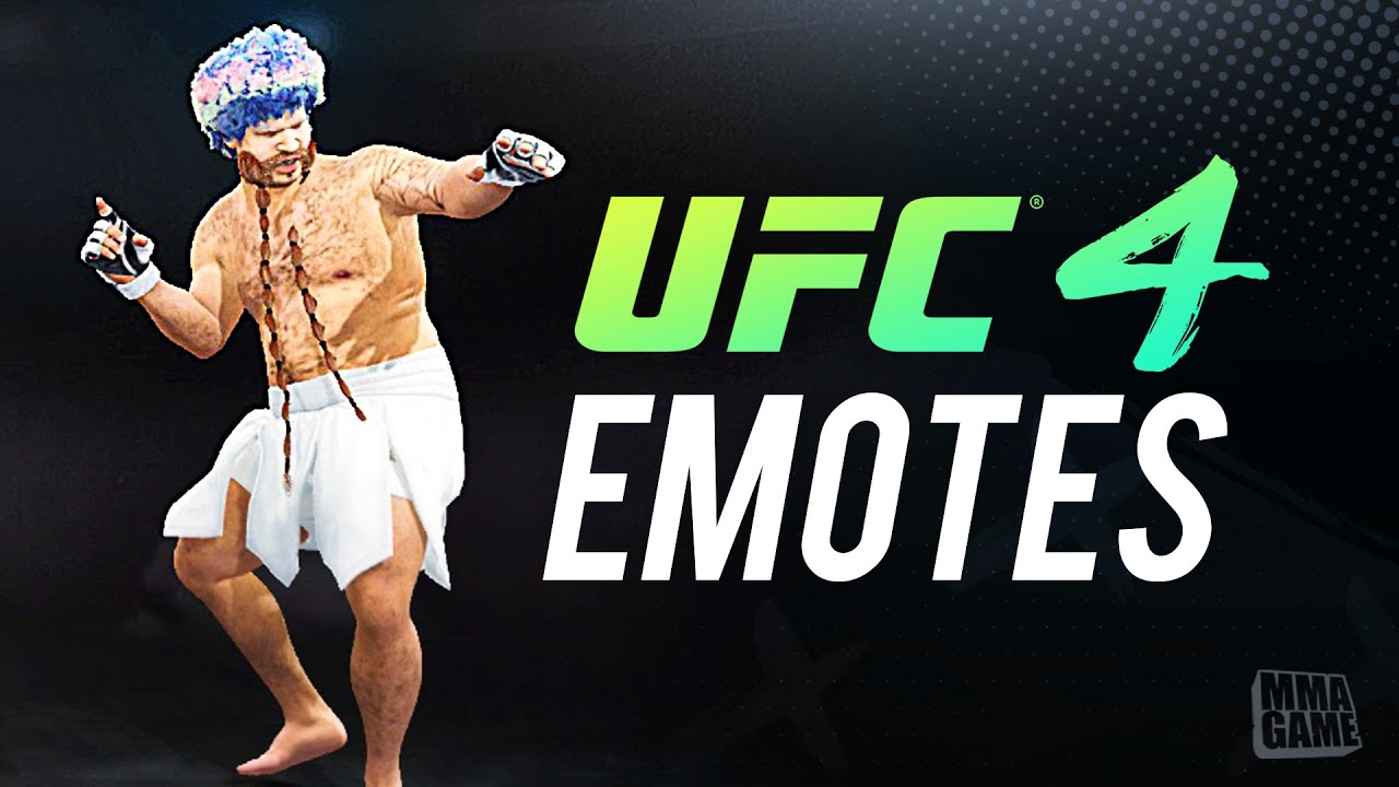 UFC 4 ALL NEW EMOTES, TAUNTS & MORE ! YouTube