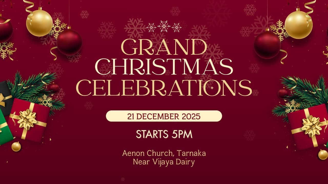 Grand Christmas Celebrations 2025 | Pastor William Cary | Aenon Church