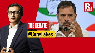 Arnab's Debate: Rahul Gandhi Resorts To Fear Mongering As Congress Goes In Fake News Mode