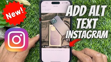 How to Add alt text to Instagram Posts on iPhone