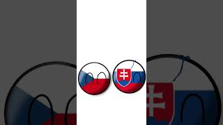 чехия и Словакия им весело (но без анимации) #countryballs