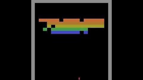 A2C playing Breakout: 862P in 4M steps