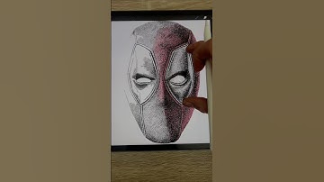 Drawing Deadpool with Millions of Tiny Wolverines! #deadpool #wolverine #marvel #procreate #ipad
