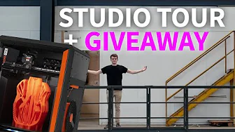 Prusa Core ONE Giveaway + New 3D Printing Studio Tour!