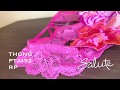 I love salute by wacoal  Pink rose thong  So  beautiful  ！！　サルート大好き