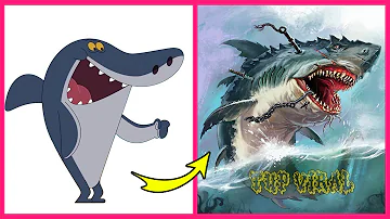 🐬 Zig & Sharko Characters As MONSTERS Version 👉@TupViral