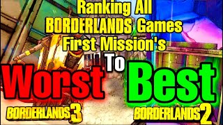 Ranking All Borderlands Games First Missions Worst To Best