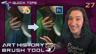 QUICK TIPS | Turn 3D Renders Into Paintings With The Art History Brush Tool In Photoshop