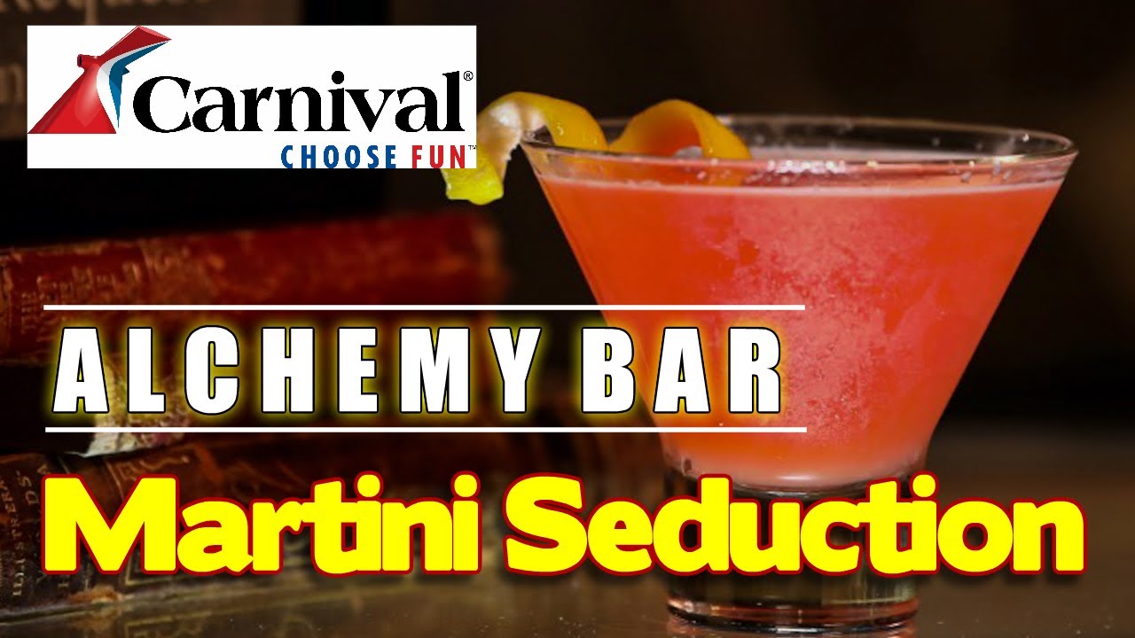 carnival cruise alchemy bar menu
