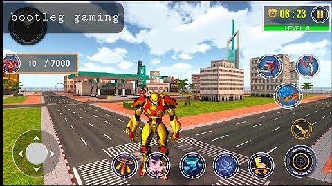 Police Dragon Robot Car Game - Android Gameplay