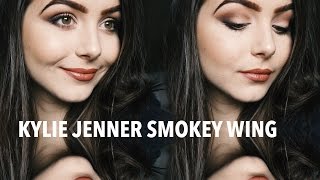 Kylie jenner smoked wing / smokey cat eye