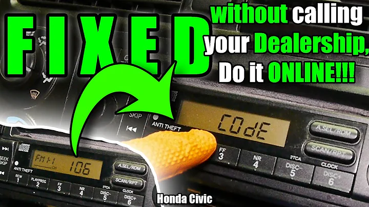 Honda Radio does not work | EASY FIX