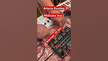 Midicake Arp/￼ Behringer Pro  VS Mini /Arturia Keystep 37 Jam #behringer #keystep #midicake