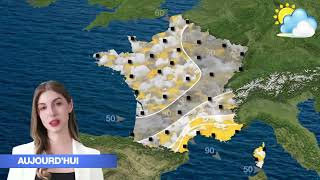 prévision météo France du Mercredi 24 Avril 2024 13h