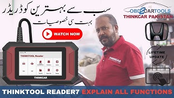 Thinkcar Thinktool Reader7 - Usage, functions, live data, recording, reset options, reports & share