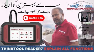 Thinkcar Thinktool Reader7 - Usage, functions, live data, recording, reset options, reports & share