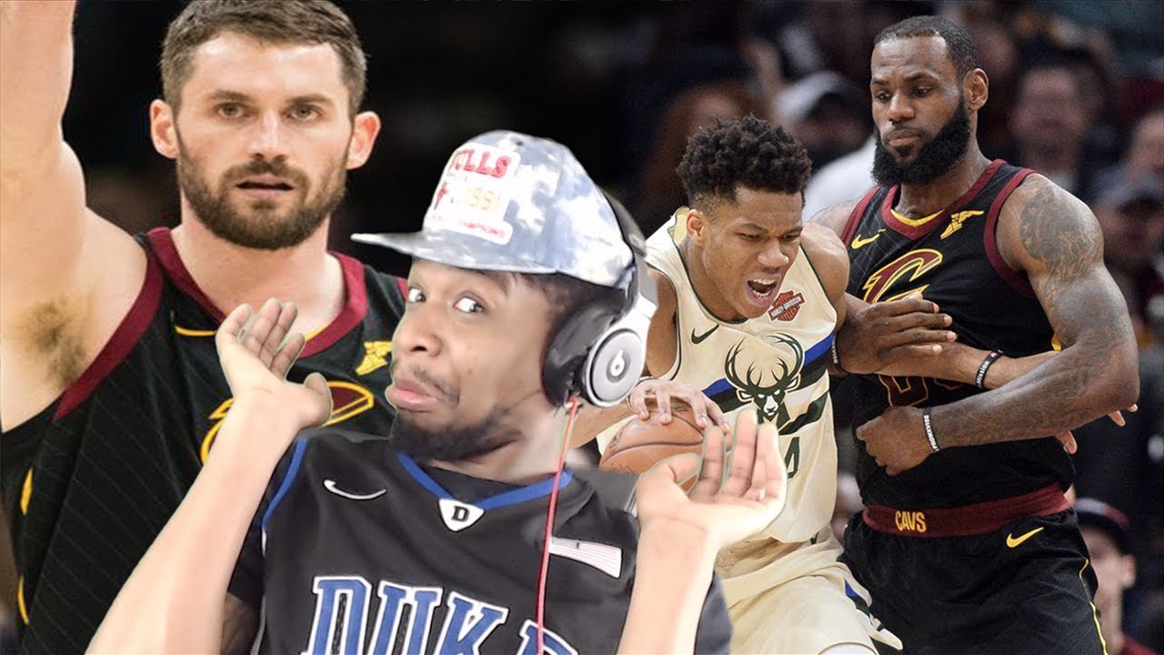 KEVIN LOVE! MY GUY!! LOL YOUR BACK! BUCKS vs CAVS HIGHLIGHTS REACTION