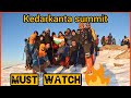 Kedarkanta summit last day kedarkanta peak best sunrise yhai kk 26