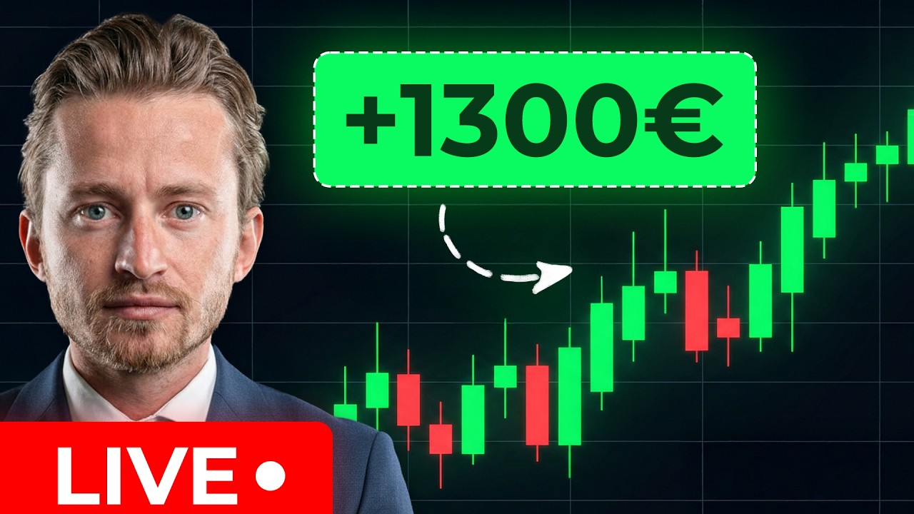 TRADING LIVE: abbiamo GUADAGNATO +1300€ in 1 ORA (usando i volumi)