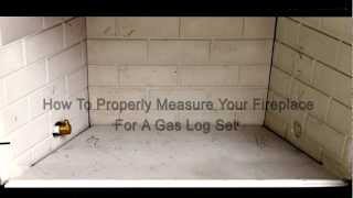 How To Measure Your Fireplace For Gas Logs