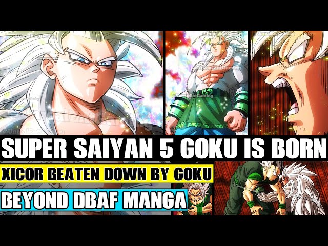 Beyond Dragon Ball AF The Birth Of Super Saiyan 6! The Sixth Power During  SSJ5 Goku Vs SSJ5 Vegeta 