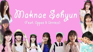 [Eng] Maknae Sohyun on the set (feat. Oppas & Unnies)