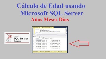 Calcular la edad de una persona usando SQLServer, Con Años Meses y Días